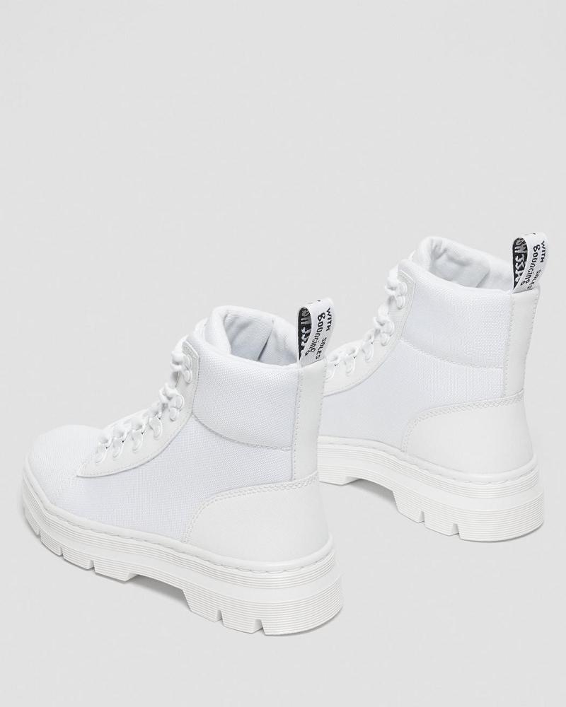 Dr Martens Combs Poly Fritidsstøvler Dame Hvide | DK 79SGL